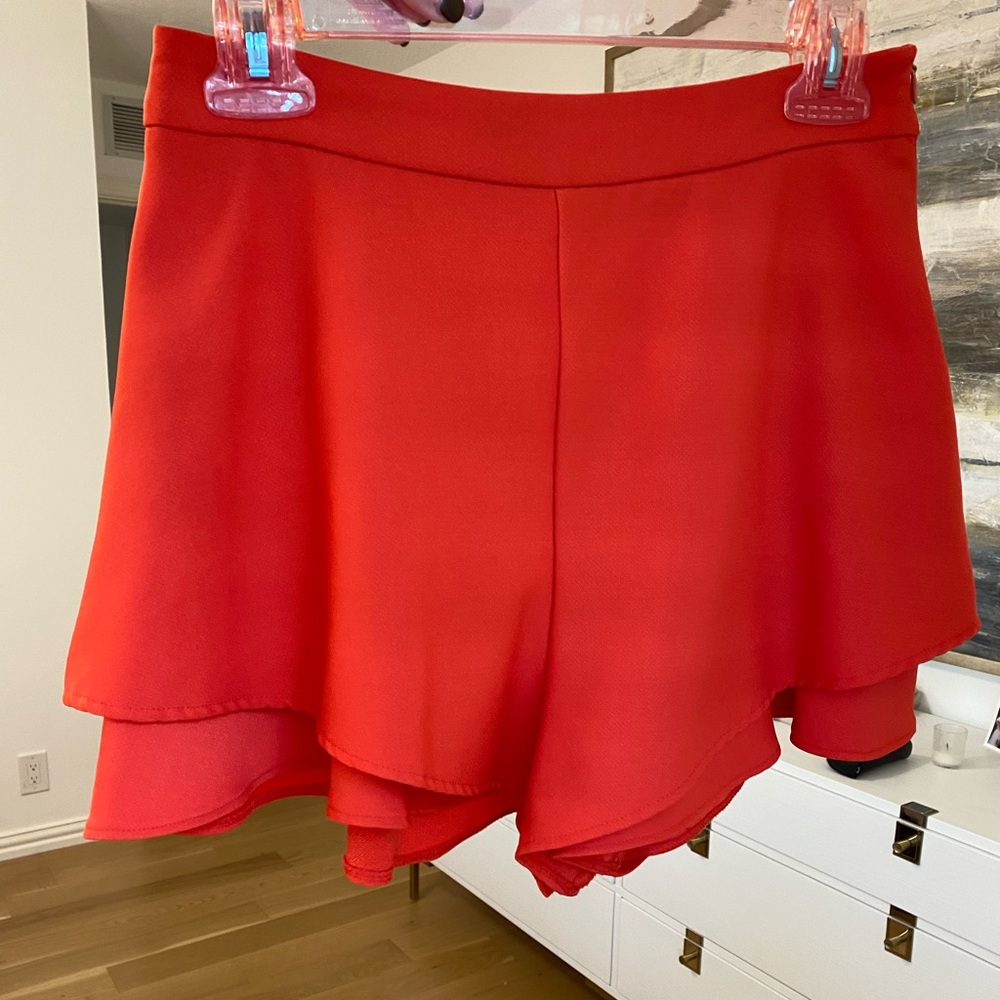 Red Zara Shorts